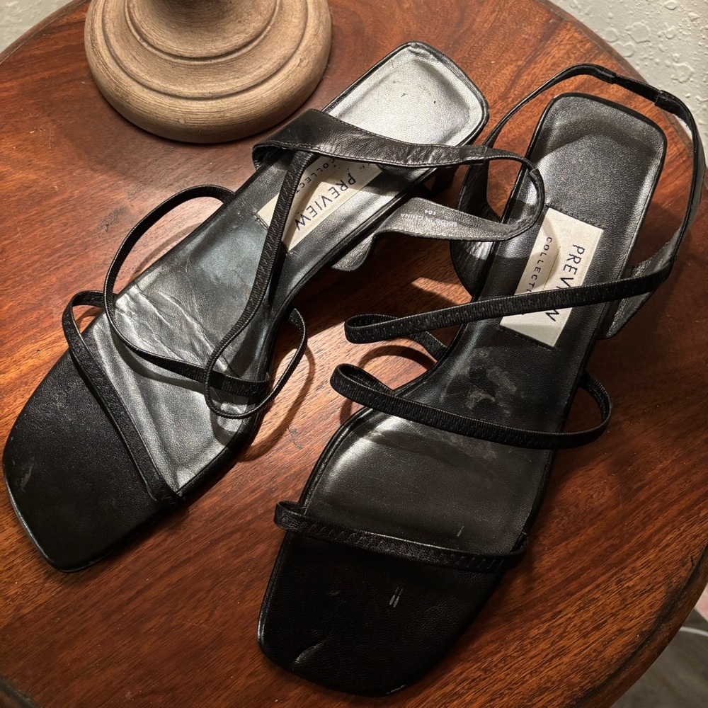 Preview Black Strappy High Heel Sandle